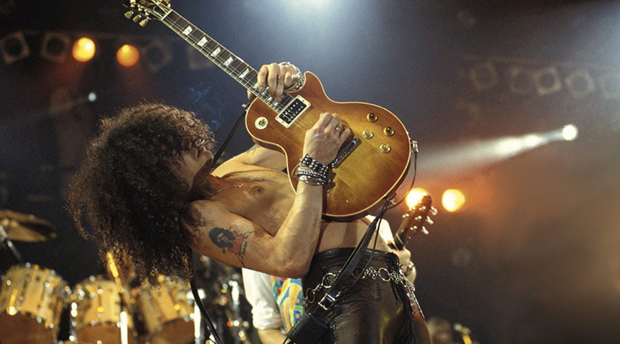 Slash's Guitars  Live, studio and Signature Les Paul